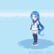 【艦これ】静かな海です。【ドット絵】