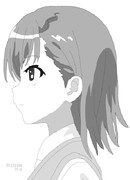 【月が変わったのでまた描いてみた】美琴（アニメ公式サイトキャラ紹介ページ）2025.3.6投稿