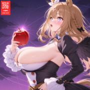 禁断の果実を口にしてしまって堕天してしまった天使のアーモンドアイちゃん