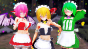 【毎月七日はルーミアの日】メイド服リグルーミス