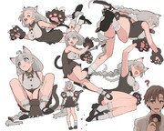 猫コスなあかりちゃん