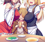 静かにご飯を食べたいシュールト君