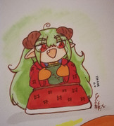 こたつに入る不落さん