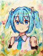 油絵ミクさん！！
