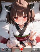 きりたんと写真撮影