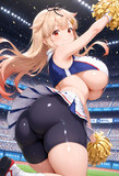 チアガール夕立