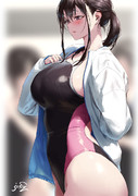 横から見た先生がすごい