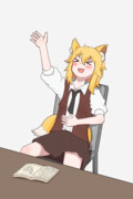 傑作を読むリランちゃん