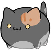 【素材】ペール黒三毛猫・マップ隠し・下からライティング【フリー素材処くらげや】