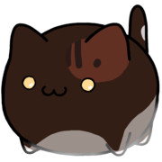 【素材】チョコレート三毛猫・マップ隠し・下からライティング【フリー素材処くらげや】