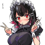 エレン・ジョー(しぶしぶダブルピース)