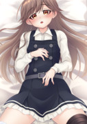 ベッドの上の荒潮