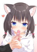 チュールぺろぺろねこさん