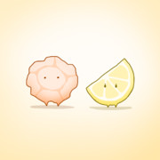 からあげ君と、レモンちゃん
