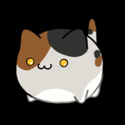 【素材】三毛猫アイコン・黒背景・下からライティング【フリー素材処くらげや】