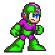 ドット絵「ロックマン改RM7PP」GLP ロックマン7風