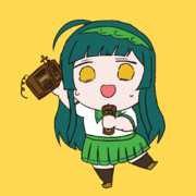 アルカディアを持ちながら"テトリス"のポーズを取るずんちゃん