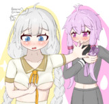 雫衣装結月ゆかりと蕾衣装紲星あかり