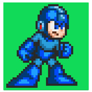 ドット絵「ロックマン改FWS」MGB ロックマン7風