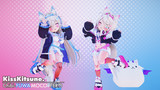 [MMD]  KissKitsune / キスキツネ - Chibi FUWAMOCO