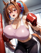 ダイワスカーレット（ウマ娘）　ボクササイズ