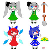 ぜるかろ☆yumzrkl sonzrkl 赤crnyn 半霊myn　素材 png