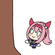 桜の花びらパクッ！