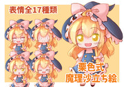 栗色式魔理沙立ち絵配布
