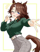 ウマ娘　メジロパーマー　誕生日記念イラスト2025