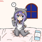 ねこにこんばんは