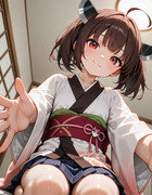 きりたんに看病してもらう