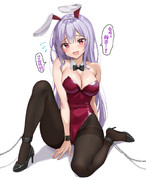 永琳さまにあやしいお薬を打たれるバニー鈴仙さん①