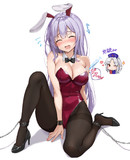 永琳さまにあやしいお薬を打たれるバニー鈴仙さん②