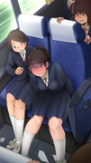 社会科見学バスで腹を下した美少女