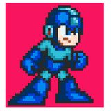ドット絵「ロックマンC7EBLUE」 RPW ロックマン7風