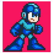 ドット絵「ロックマンC7EBLUE」 RPW ロックマン7風