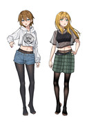 ２人のタイツっ娘