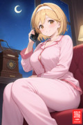 お月様を中継局にしてラブコールするジータちゃん