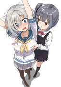 おっぱいもみもみする霞