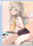 いつも狩りを手伝ってくれるオタクくんに感謝する春日部つむぎ。