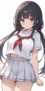 白セーラーなうちの子！