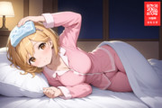 頭痛がするので早めに寝るジータちゃん