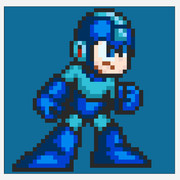 ドット絵「ロックマンC7WX」 SWSB ロックマン7風
