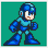 ドット絵「ロックマンC7WX」 SWMG ロックマン7風