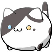 【素材】目隠れ泣き黒子オッドアイ白茶黒猫・マップ隠し・上からライティング【フリー素材処くらげや】