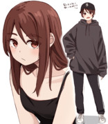 中性的でボーイッシュな感じの服装した時のこういうギャップ好き