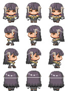 アンジーさん RPGツクールMVキャラチップ