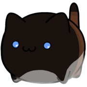 【素材】焦茶猫・マップ隠し・下からライティング【フリー素材処くらげや】