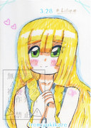 ちょっと前に描いたリーリエ