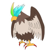 ブルのモンスターデザイン紹介！ちょいカラフルホーク